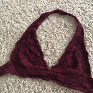 urban outfitters out from under burgundy bralette